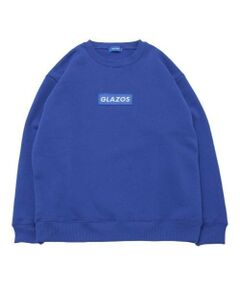 GLAZOS / グラソス スウェット | 【大人向けサイズあり】【毛玉になりにくい】裏起毛・ボックス刺繍ロゴトレーナー