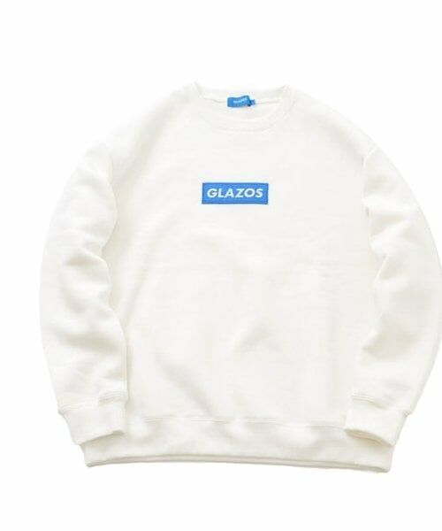 GLAZOS / グラソス スウェット | 【大人向けサイズあり】【毛玉になりにくい】裏起毛・ボックス刺繍ロゴトレーナー | 詳細15