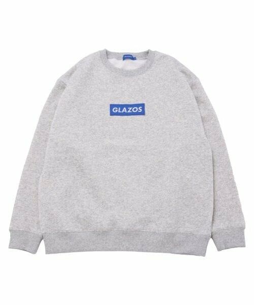GLAZOS / グラソス スウェット | 【大人向けサイズあり】【毛玉になりにくい】裏起毛・ボックス刺繍ロゴトレーナー | 詳細16