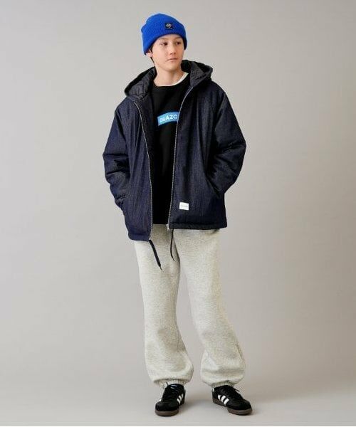 GLAZOS / グラソス スウェット | 【大人向けサイズあり】【毛玉になりにくい】裏起毛・ボックス刺繍ロゴトレーナー | 詳細3