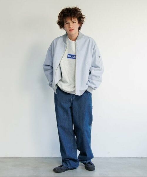 GLAZOS / グラソス スウェット | 【大人向けサイズあり】【毛玉になりにくい】裏起毛・ボックス刺繍ロゴトレーナー | 詳細7