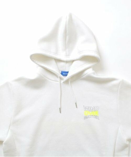 GLAZOS / グラソス パーカー | 【大人向けサイズあり】【毛玉になりにくい】裏起毛・バックリフレクタープリントパーカー | 詳細3