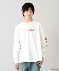 GLAZOS / グラソス Tシャツ | 【大人向けサイズあり】【DISNEY】BAYMAX / 袖プリント長袖Tシャツ