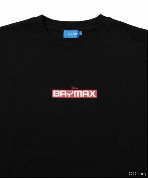 GLAZOS / グラソス Tシャツ | 【大人向けサイズあり】【DISNEY】BAYMAX / 袖プリント長袖Tシャツ | 詳細1