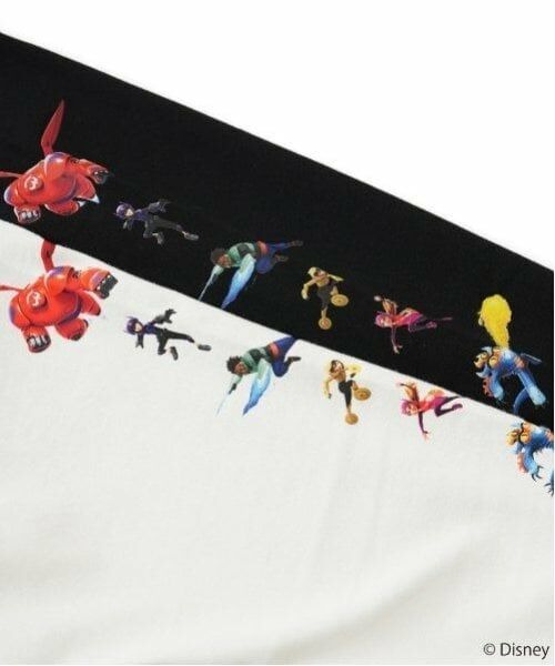 GLAZOS / グラソス Tシャツ | 【大人向けサイズあり】【DISNEY】BAYMAX / 袖プリント長袖Tシャツ | 詳細6