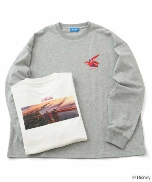 GLAZOS / グラソス Tシャツ | 【大人向けサイズあり】【DISNEY】BAYMAX / バックフォトプリント長袖Tシャツ | 詳細10