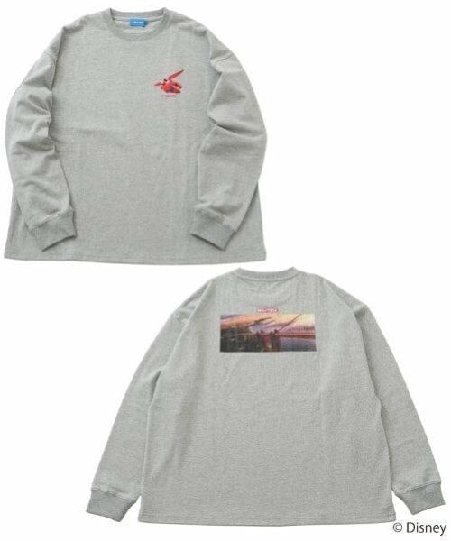 GLAZOS / グラソス Tシャツ | 【大人向けサイズあり】【DISNEY】BAYMAX / バックフォトプリント長袖Tシャツ | 詳細11