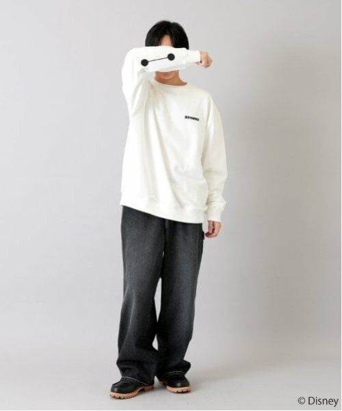 GLAZOS / グラソス スウェット | 【大人向けサイズあり】【DISNEY】BAYMAX / バックフォトプリントトレーナー | 詳細4
