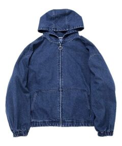 GLAZOS / グラソス ブルゾン | 【大人向けサイズあり】フードデニムジップアップジャケット