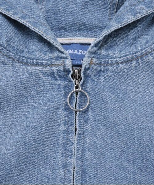 GLAZOS / グラソス ブルゾン | 【大人向けサイズあり】フードデニムジップアップジャケット | 詳細4