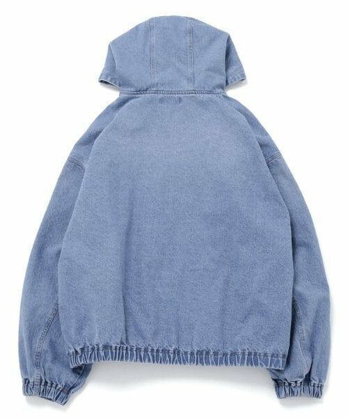 GLAZOS / グラソス ブルゾン | 【大人向けサイズあり】フードデニムジップアップジャケット | 詳細9