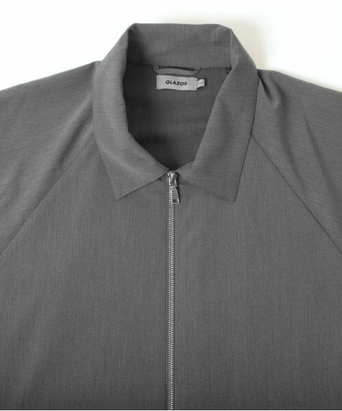 GLAZOS / グラソス ブルゾン | 【大人向けサイズあり】【セットアップ対応】クリーンシャツジャケット | 詳細3