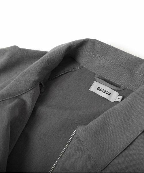 GLAZOS / グラソス ブルゾン | 【大人向けサイズあり】【セットアップ対応】クリーンシャツジャケット | 詳細4