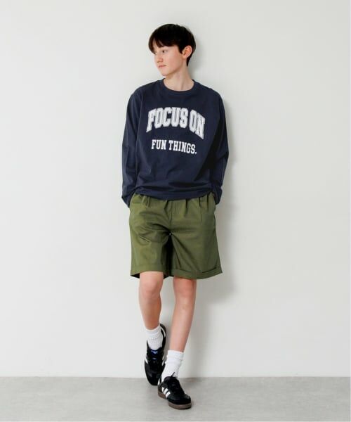 GLAZOS / グラソス ショート・ハーフ・半端丈パンツ | 【大人向けサイズあり】綿ポリストレッチツイル・ショートパンツ | 詳細1