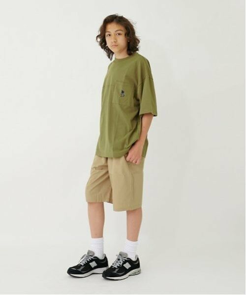 GLAZOS / グラソス ショート・ハーフ・半端丈パンツ | 【大人向けサイズあり】【セットアップ対応】タイプライター・イージーハーフパンツ | 詳細16