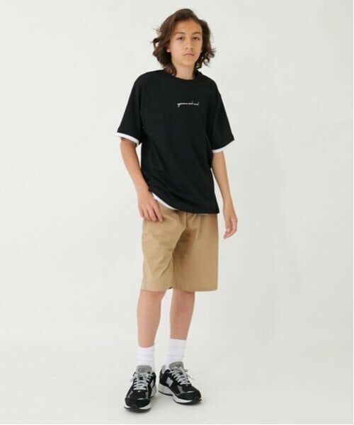 GLAZOS / グラソス ショート・ハーフ・半端丈パンツ | 【大人向けサイズあり】【セットアップ対応】タイプライター・イージーハーフパンツ | 詳細18