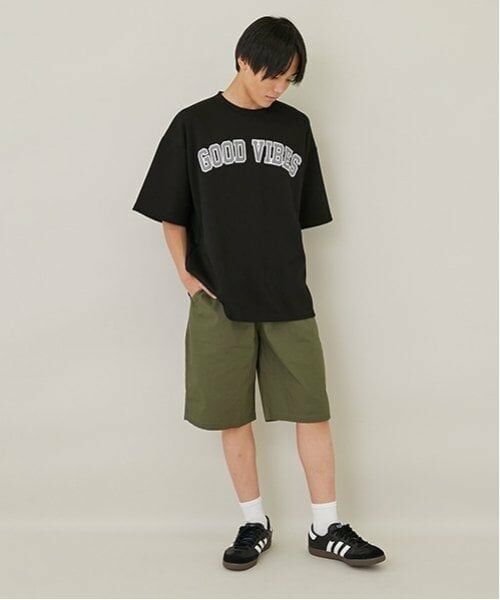 GLAZOS / グラソス ショート・ハーフ・半端丈パンツ | 【大人向けサイズあり】【セットアップ対応】タイプライター・イージーハーフパンツ | 詳細21