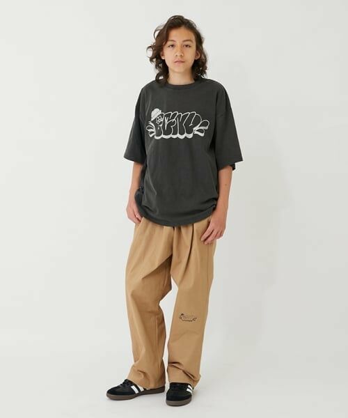 GLAZOS / グラソス その他パンツ | 【大人向けサイズあり】【FORGETNEVER】タックワイドストレッチチノパンツ_GLSW | 詳細13