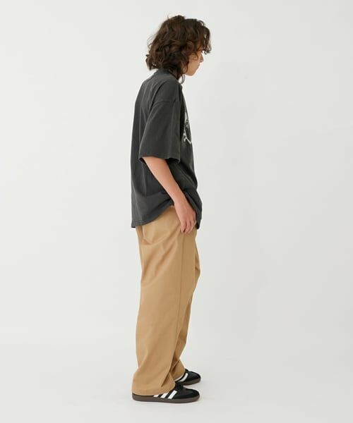 GLAZOS / グラソス その他パンツ | 【大人向けサイズあり】【FORGETNEVER】タックワイドストレッチチノパンツ_GLSW | 詳細16