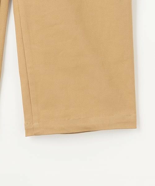 GLAZOS / グラソス その他パンツ | 【大人向けサイズあり】【FORGETNEVER】タックワイドストレッチチノパンツ_GLSW | 詳細5