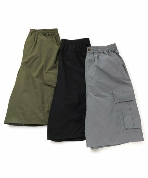 GLAZOS / グラソス ショート・ハーフ・半端丈パンツ | 【大人向けサイズあり】【Easycare】ポリリップ・ハーフカーゴパンツ | 詳細11
