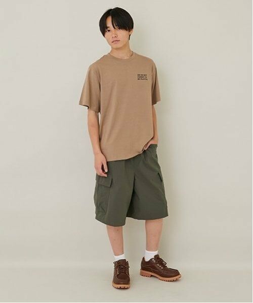 GLAZOS / グラソス ショート・ハーフ・半端丈パンツ | 【大人向けサイズあり】【Easycare】ポリリップ・ハーフカーゴパンツ | 詳細17