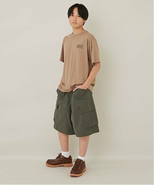 GLAZOS / グラソス ショート・ハーフ・半端丈パンツ | 【大人向けサイズあり】【Easycare】ポリリップ・ハーフカーゴパンツ | 詳細18