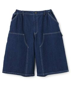 GLAZOS / グラソス ショート・ハーフ・半端丈パンツ | 【大人向けサイズあり】ダブルニーペインターバギーショーツ_GLSW