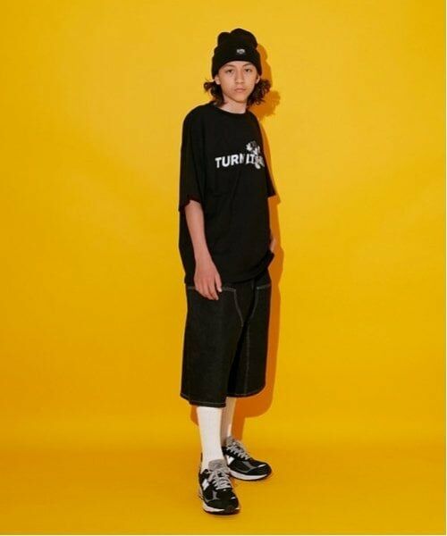 GLAZOS / グラソス ショート・ハーフ・半端丈パンツ | 【大人向けサイズあり】ダブルニーペインターバギーショーツ_GLSW | 詳細15