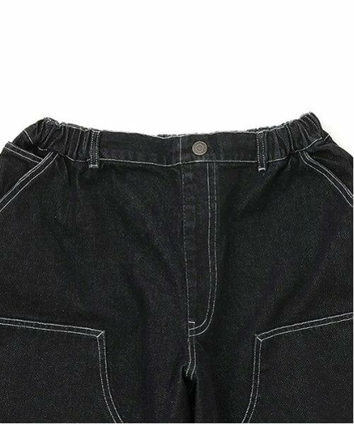 GLAZOS / グラソス ショート・ハーフ・半端丈パンツ | 【大人向けサイズあり】ダブルニーペインターバギーショーツ_GLSW | 詳細2