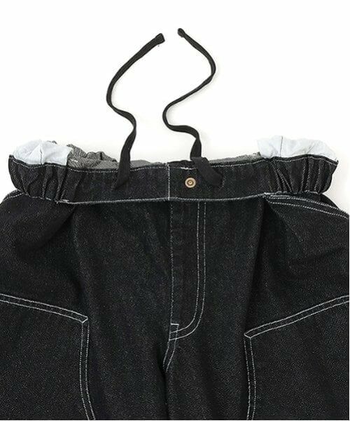 GLAZOS / グラソス ショート・ハーフ・半端丈パンツ | 【大人向けサイズあり】ダブルニーペインターバギーショーツ_GLSW | 詳細3