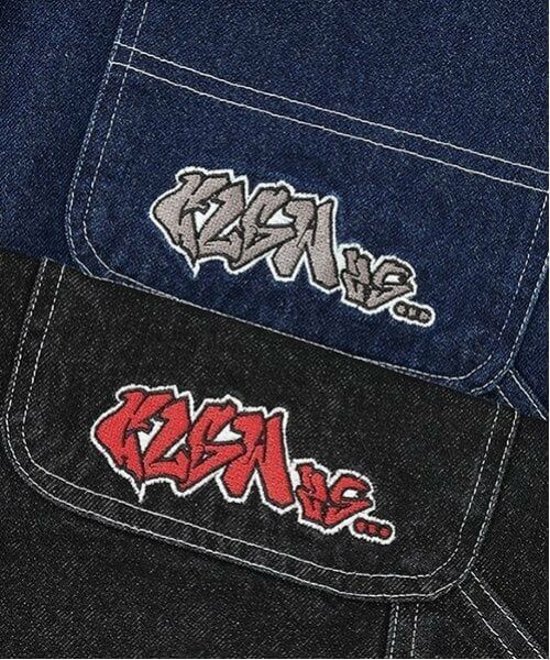 GLAZOS / グラソス ショート・ハーフ・半端丈パンツ | 【大人向けサイズあり】ダブルニーペインターバギーショーツ_GLSW | 詳細7