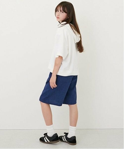 GLAZOS / グラソス ショート・ハーフ・半端丈パンツ | 【大人向けサイズあり】パナマ風タックハーフパンツ | 詳細19