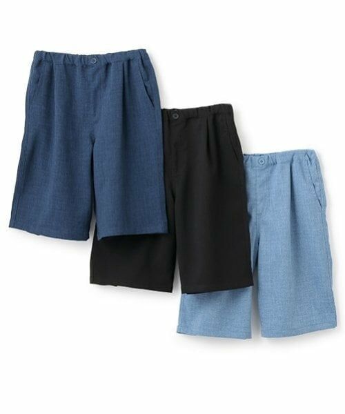 GLAZOS / グラソス ショート・ハーフ・半端丈パンツ | 【大人向けサイズあり】パナマ風タックハーフパンツ | 詳細8