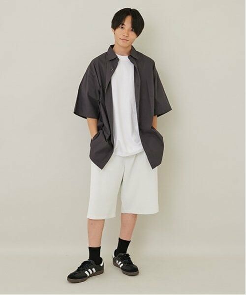 GLAZOS / グラソス ショート・ハーフ・半端丈パンツ | 【大人向けサイズあり】トロトロ・タックハーフパンツ | 詳細11