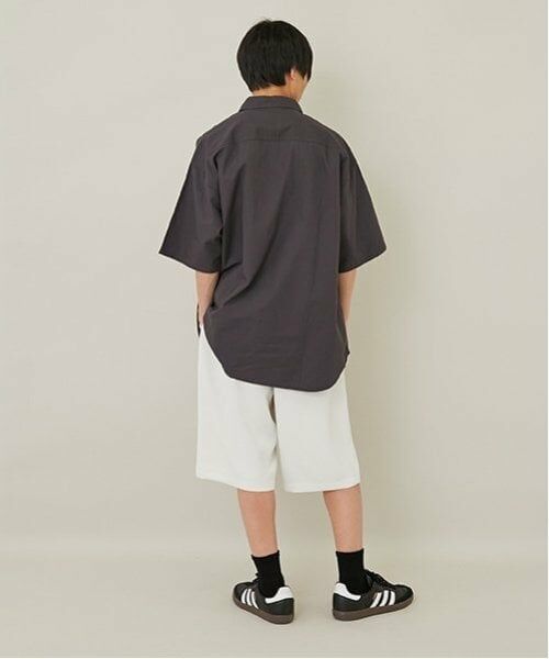 GLAZOS / グラソス ショート・ハーフ・半端丈パンツ | 【大人向けサイズあり】トロトロ・タックハーフパンツ | 詳細13