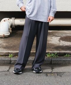 【大人向けサイズあり】トロトロ・タックロングパンツ