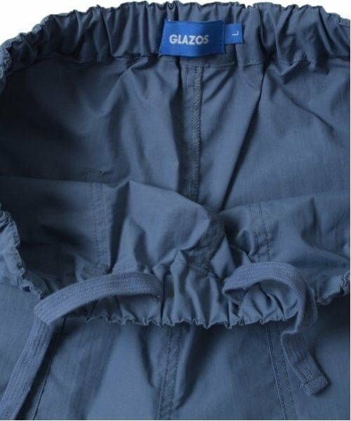 GLAZOS / グラソス ショート・ハーフ・半端丈パンツ | 【大人向けサイズあり】【撥水】ナイロンワッシャーベイカーハーフパンツ | 詳細3
