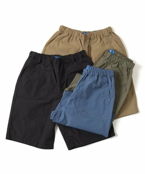 GLAZOS / グラソス ショート・ハーフ・半端丈パンツ | 【大人向けサイズあり】【撥水】ナイロンワッシャーベイカーハーフパンツ | 詳細5
