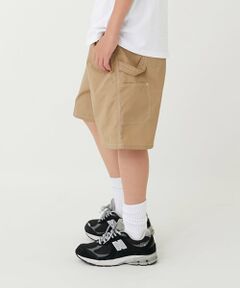 GLAZOS / グラソス ショート・ハーフ・半端丈パンツ | 【大人向けサイズあり】【撥水】ナイロンワッシャーペインターハーフパンツ