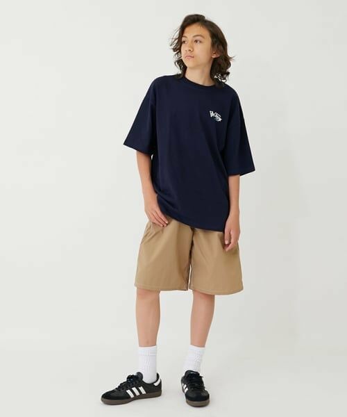 GLAZOS / グラソス ショート・ハーフ・半端丈パンツ | 【大人向けサイズあり】【撥水】ナイロンワッシャーペインターハーフパンツ | 詳細11