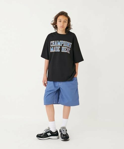 GLAZOS / グラソス ショート・ハーフ・半端丈パンツ | 【大人向けサイズあり】【撥水】ナイロンワッシャーペインターハーフパンツ | 詳細13