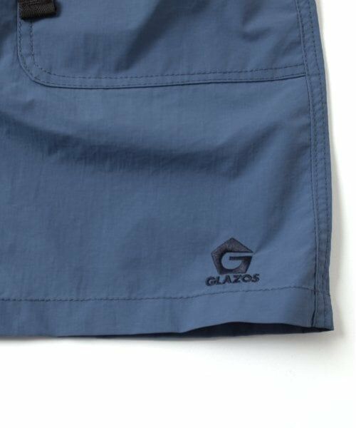 GLAZOS / グラソス ショート・ハーフ・半端丈パンツ | 【大人向けサイズあり】【撥水】ナイロンワッシャークライミングハーフパンツ | 詳細3