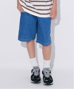 GLAZOS / グラソス その他パンツ | 【大人向けサイズあり】冷感デニム・イージーハーフパンツ