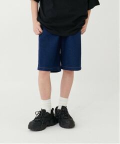 GLAZOS / グラソス その他パンツ | 【大人向けサイズあり】冷感デニム・イージーハーフパンツ