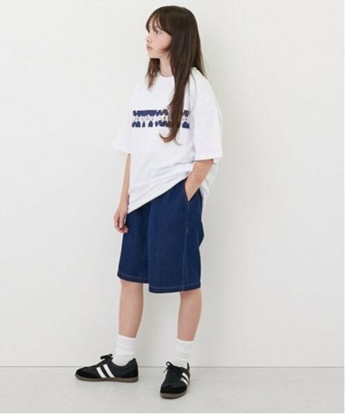 GLAZOS / グラソス その他パンツ | 【大人向けサイズあり】冷感デニム・イージーハーフパンツ | 詳細17