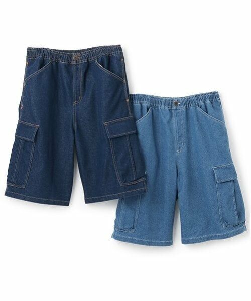 GLAZOS / グラソス ショート・ハーフ・半端丈パンツ | 【大人向けサイズあり】冷感デニム・ハーフカーゴパンツ | 詳細10