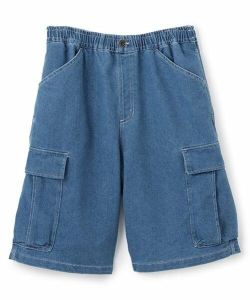 GLAZOS / グラソス ショート・ハーフ・半端丈パンツ | 【大人向けサイズあり】冷感デニム・ハーフカーゴパンツ | 詳細13