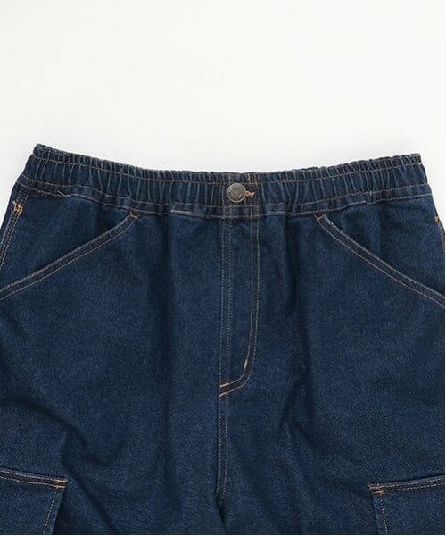 GLAZOS / グラソス ショート・ハーフ・半端丈パンツ | 【大人向けサイズあり】冷感デニム・ハーフカーゴパンツ | 詳細2