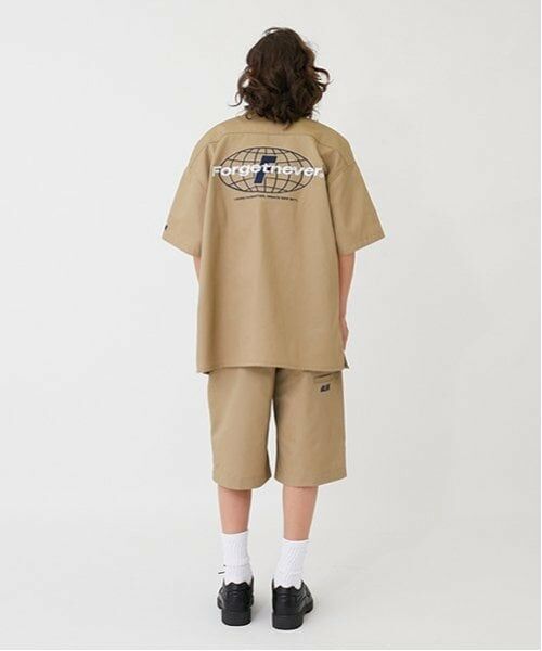 GLAZOS / グラソス ショート・ハーフ・半端丈パンツ | 【大人向けサイズあり】【FORGETNEVER】【セットアップ対応】T/Cツイルワークハーフパンツ_GLSW | 詳細16